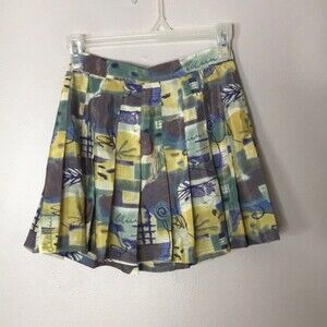 Vintage tail ladies abstract tennis outdoors skirt size 4